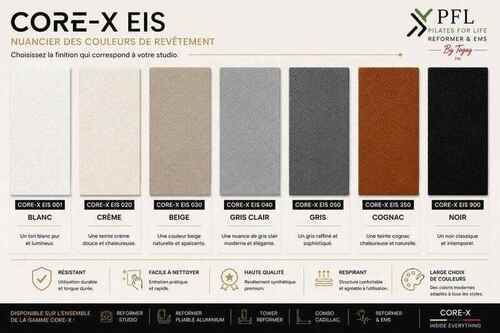 Core-X Nuancier de couleurs